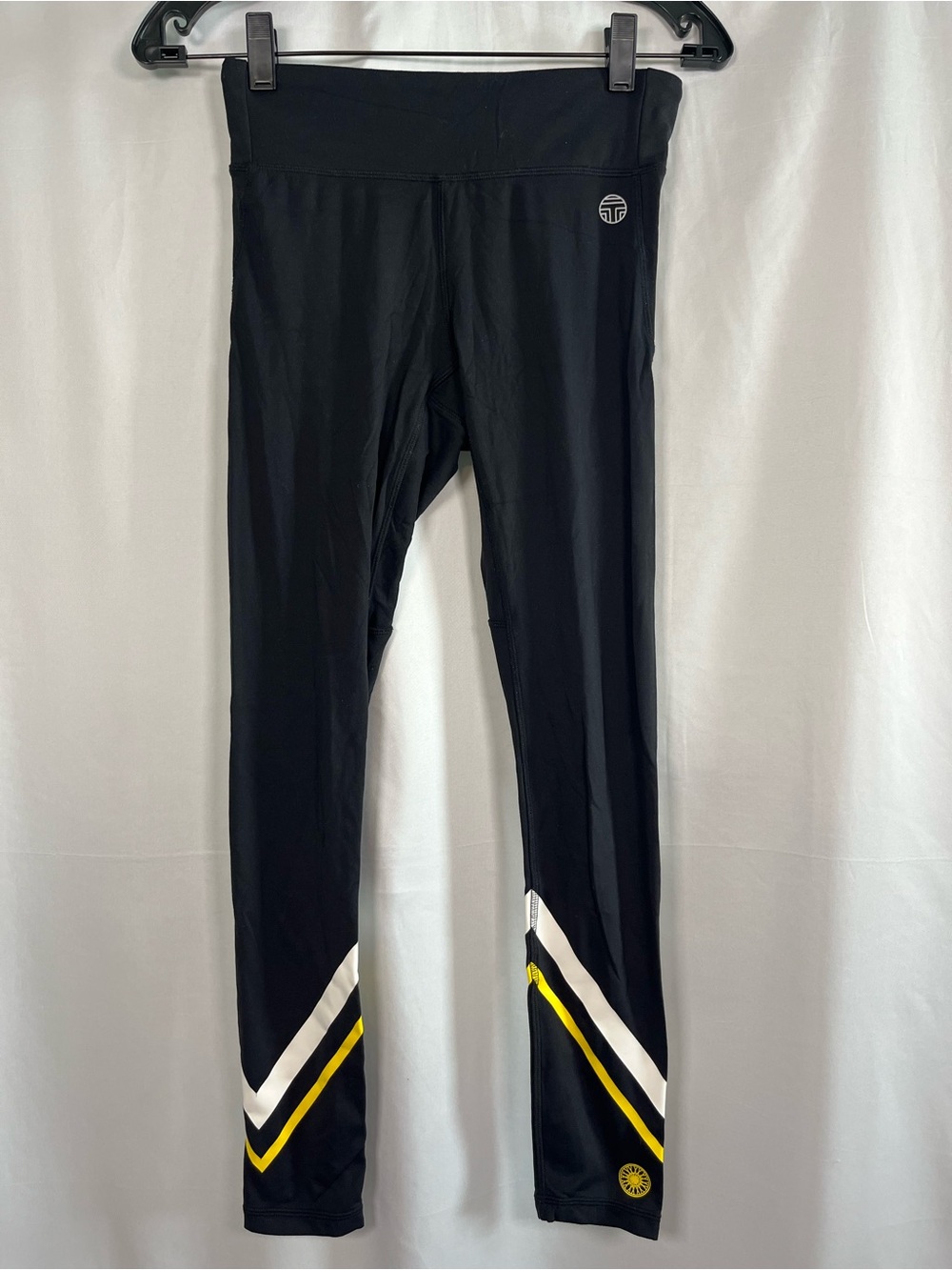 Tory Burch sport weightless chevron workout activewear leggings sz s - Picture 2 of 7